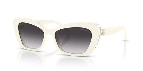 chanel cat eye sunglasses sunglass hut|Chanel sunglasses with clear sides.